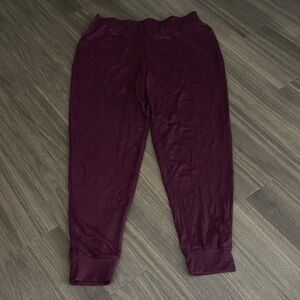 Athleta Deep Wine Sleep Jogger
